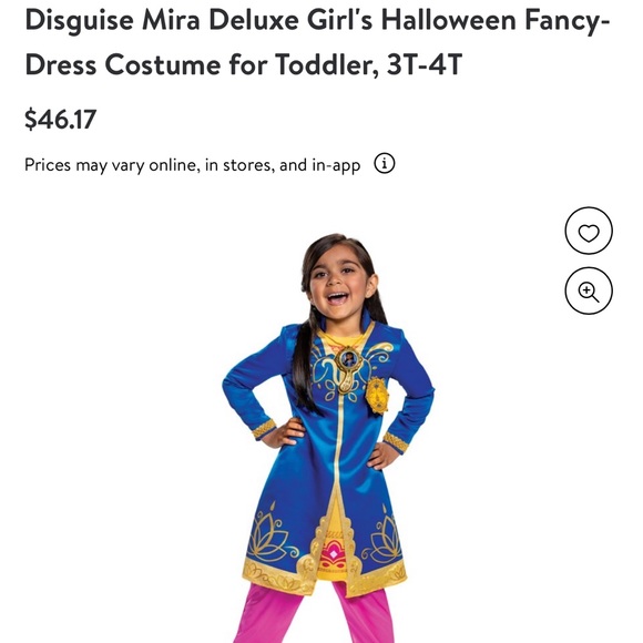 DISNEY Princess Mira Halloween Costume Toddler Princess Costume Size 2T - Picture 7 of 8